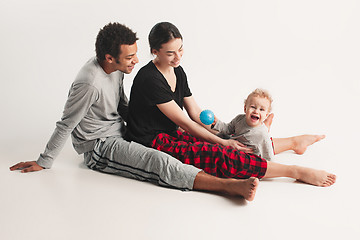 Image showing One happy family