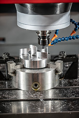 Image showing Metalworking CNC milling machine.