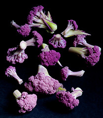 Image showing Fresh Purple Cauliflower