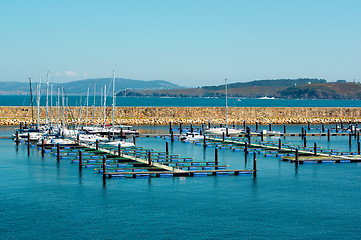 Image showing Parking of Small Yachts