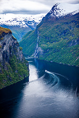 Image showing Geiranger fjord, Norway.