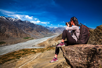 Image showing Dhankar Gompa. India. Spiti Valley