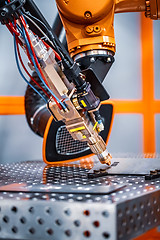 Image showing Fibre laser robotic remote cutting system