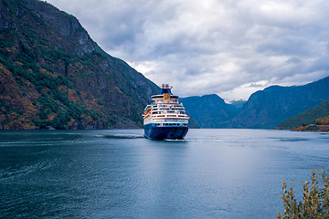 Image showing Cruise Liners On Hardanger fjorden