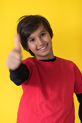 Image showing Portrait of a happy young boy