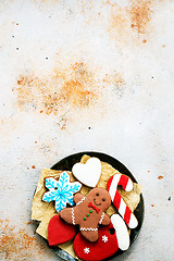 Image showing christmas cookies