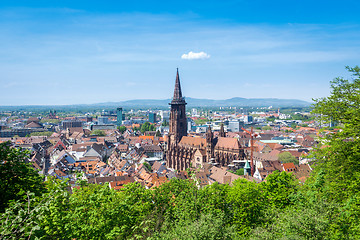 Image showing cathedral in Freiburg 