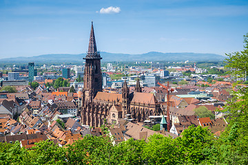 Image showing cathedral in Freiburg 