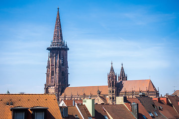 Image showing cathedral in Freiburg 