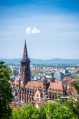 Image showing cathedral in Freiburg 