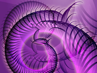 Image showing Swirly spiral grunge