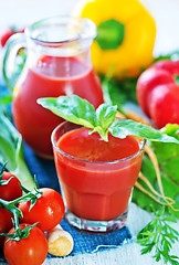 Image showing vegetable juice