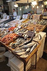 Image showing Fish Market Stall