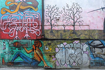 Image showing Graffiti Street Art