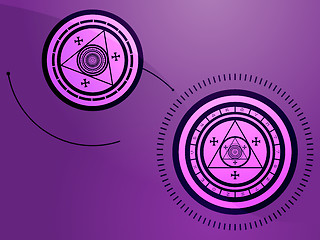 Image showing Occult symbols