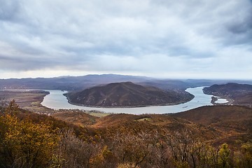 Image showing Landscape of the river Danube