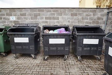 Image showing Dust bin containers