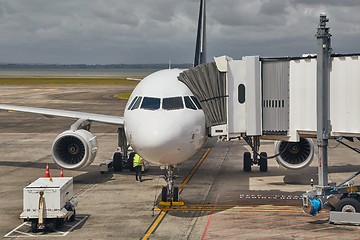 Image showing Airliner at an airport