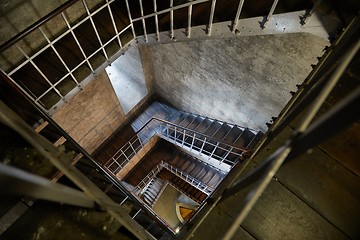 Image showing Stairs in a tower