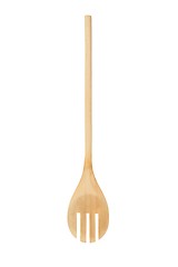 Image showing Wooden fork on white