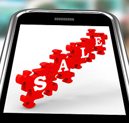 Image showing Sale On Smartphone Shows Price Reductions And Special Promotions