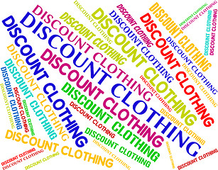 Image showing Discount Clothing Shows Garment Cheap And Text