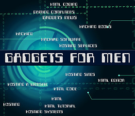 Image showing Gadgets For Men Represents Mod Con And Gismo