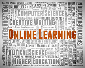 Image showing Online Learning Shows World Wide Web And Searching