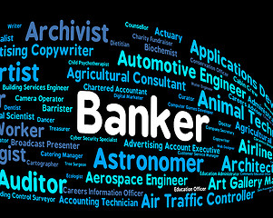 Image showing Banker Job Shows Financial Banking And Hiring