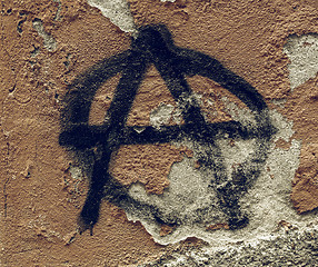 Image showing Vintage looking Anarchy