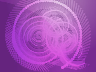 Image showing Geometric spirals