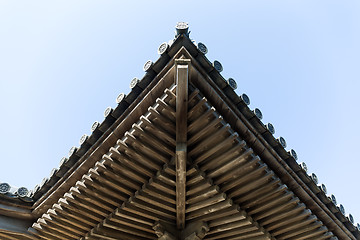 Image showing Wooden temple in Japan