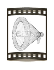 Image showing Speaking megaphone concept, public relation, advertising and pro