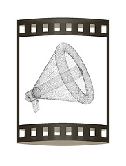 Image showing Speaking megaphone concept, public relation, advertising and pro