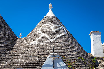 Image showing Alberobello, ITALY - Trulli di Alberobello, UNESCO heritage site