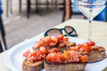 Image showing Original Italian Bruschetta