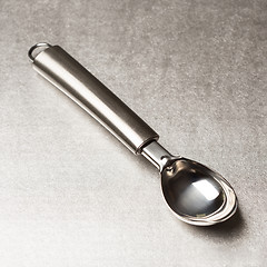 Image showing Steel ice cream scooper