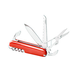 Image showing Red swiss knife