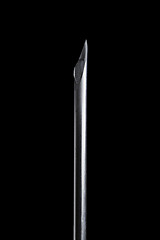 Image showing Close-up of syringe needle