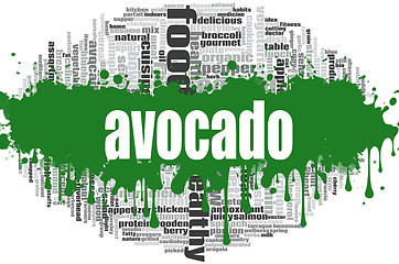 Image showing Avocado word cloud