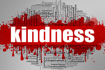 Image showing Kindness word cloud