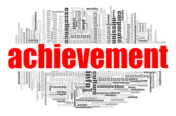 Image showing Achievement word cloud