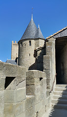 Image showing Medieval castle of Carcassonne, France