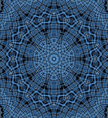 Image showing Abstract concentric pattern background