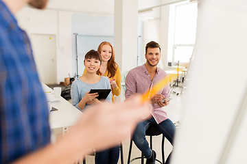 Image showing creative team at presentation in office