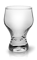 Image showing Empty glass on thick stalk