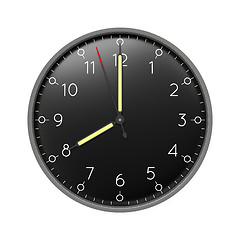 Image showing a clock shows 8 o\'clock