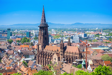 Image showing cathedral in Freiburg 