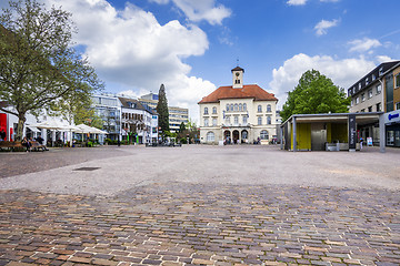 Image showing Market square of Sindelfingen on a wednesday