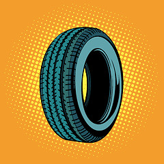 Image showing car tire one